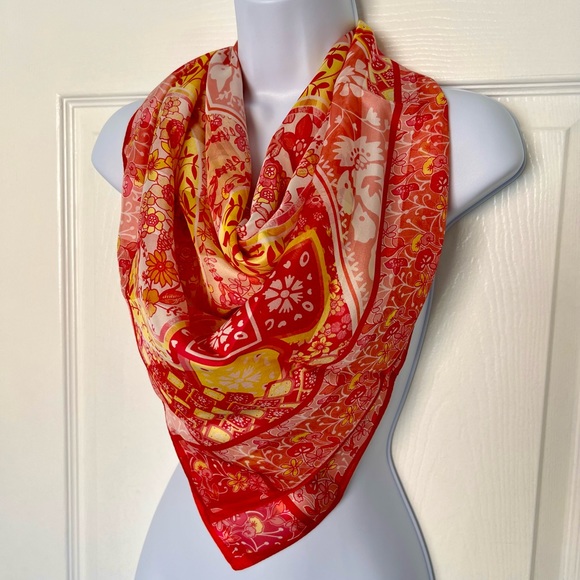 Adrienne Landau Studio Silk Scarf - Picture 2 of 5